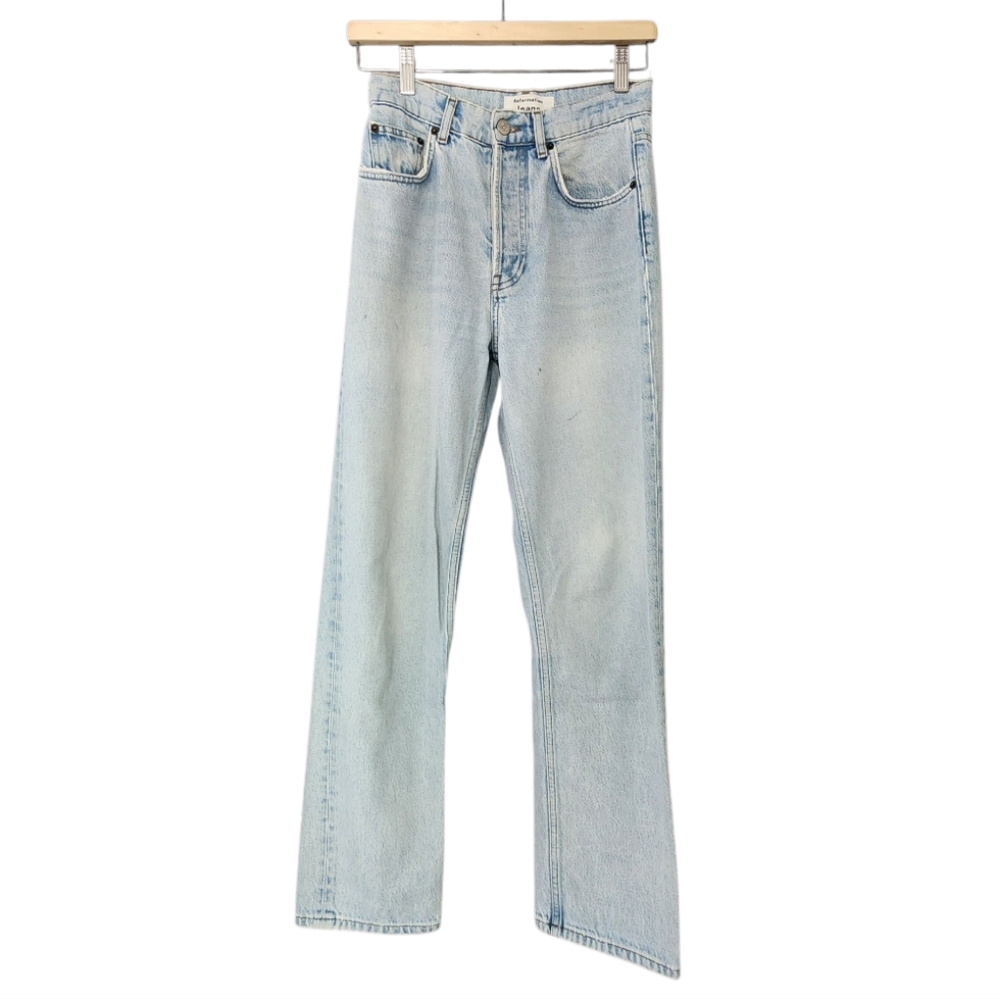 Reformation Tahoe Wash Light Blue Jeans 25